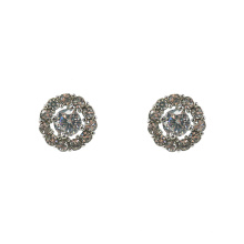 Sparkling Fashion Round Crystal Stud Earrings